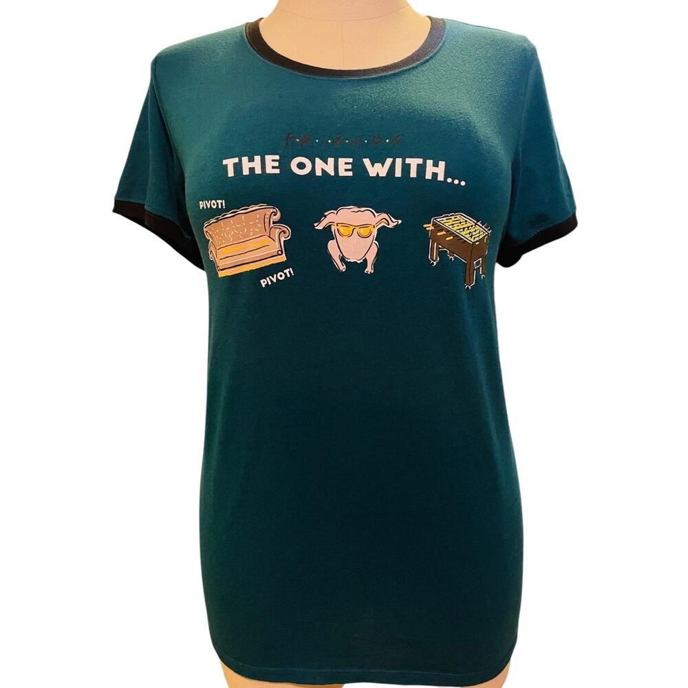 Torrid Plus Size 1 Friends TV Show Thanksgiving Episode Graphic Ringer T Shirt